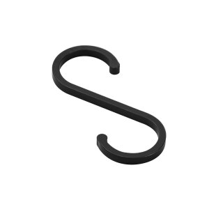 黑色厨房挂架配套S钩 厨具挂钩厨房置物架小挂钩配件活动单勾挂件