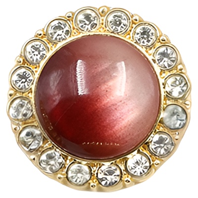 圆形水钻树脂纽扣衣服高档辅料