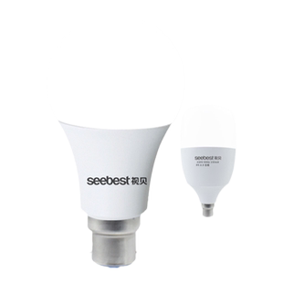 视贝LED灯泡B22螺口超亮节能灯卡扣插口超亮家用白炽老式防水灯