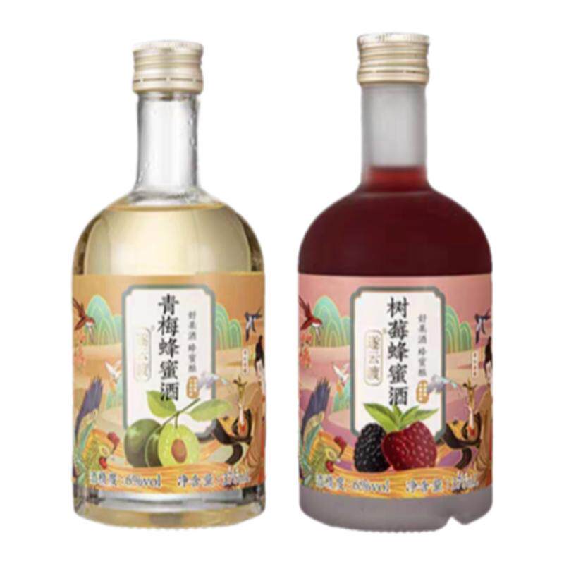 微醺低度果酒水果蜂蜜酒遂云渡瓶