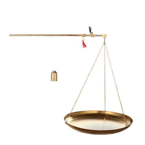 纯手工小铜称 小铜秤药材称杆秤手提秤戥子称老称克称中药秤 精准