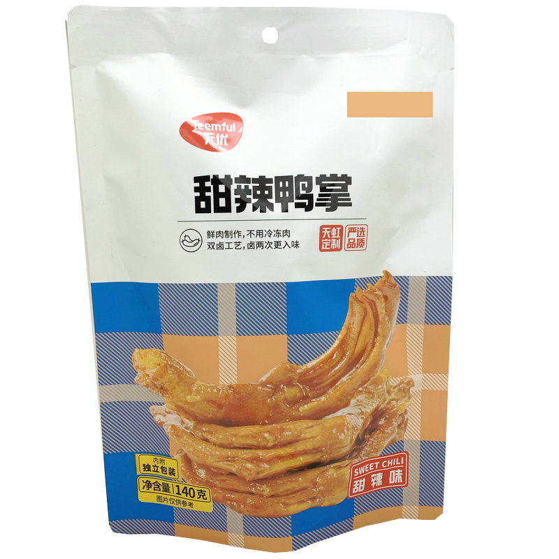 天优甜辣香辣去骨鸭掌袋泡椒凤爪