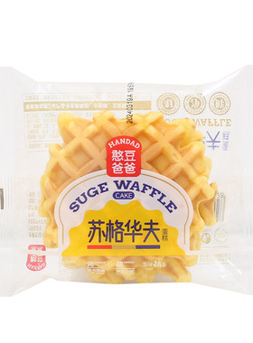 盐津铺子华夫蛋糕饼软面包零食