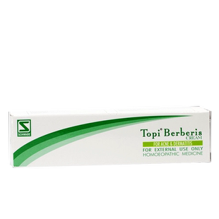 德国威玛舒培Topi袪痘膏痤疮特效药10%小檗酊剂红肿痘痘丘疹25g