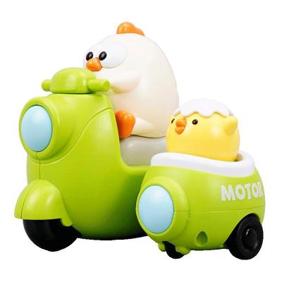 儿童卡通按压小车惯性玩具
