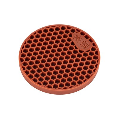 蜂窝状硅胶养壶垫，防滑垫