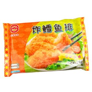 山东日冷深海鳕鱼排儿童早餐鳕鱼片速冻油炸空气炸锅半成品鳕鱼饼