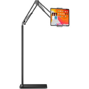 落地式平板手机支架悬臂角度可调全金属超稳不晃直播懒人追剧神器