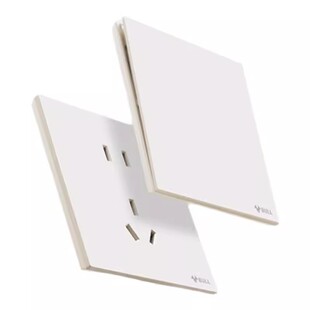 公牛g57远山灰开关插座面板官网旗舰正品g56蝶翼超薄暮雪白米绒