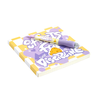 善知多巴胺本+超软云握刷题笔同色系套装方形笔记本网格学生考研手账高颜值本子日记记事方格本计划单词错题