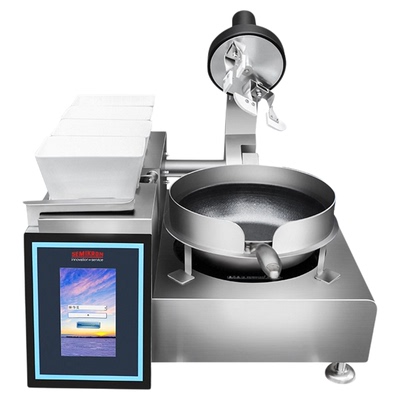 赛米控全自动炒菜机商用AI智能立体加热投料出菜烹饪炒饭机器人