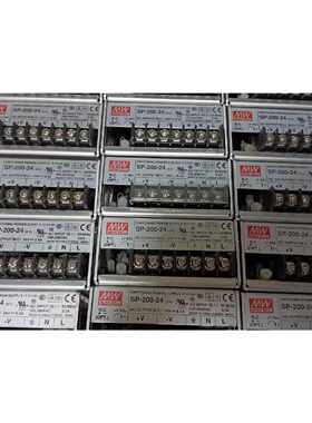 〔议价-可维修〕台湾MEAN WELL开关电源 SP-200-24 24
