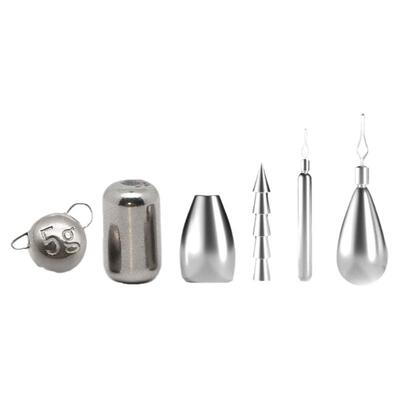 路亚钨钢铅坠插铅倒钓水滴