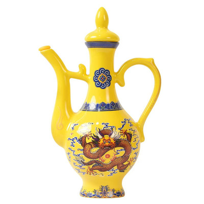 龙壶酒原浆清香型白酒53度陶瓷瓶