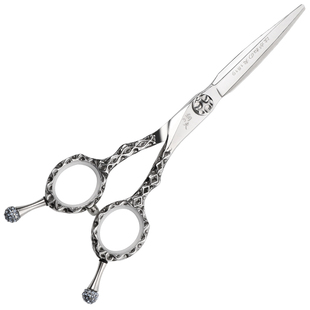 日本钢夫锯齿平剪刀美发剪牙剪发型师打薄剪理发师专业正品美发师