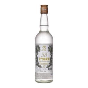 2006年产金门高粱酒58度台湾白金龙600ml纯粮食白酒年份老酒收藏