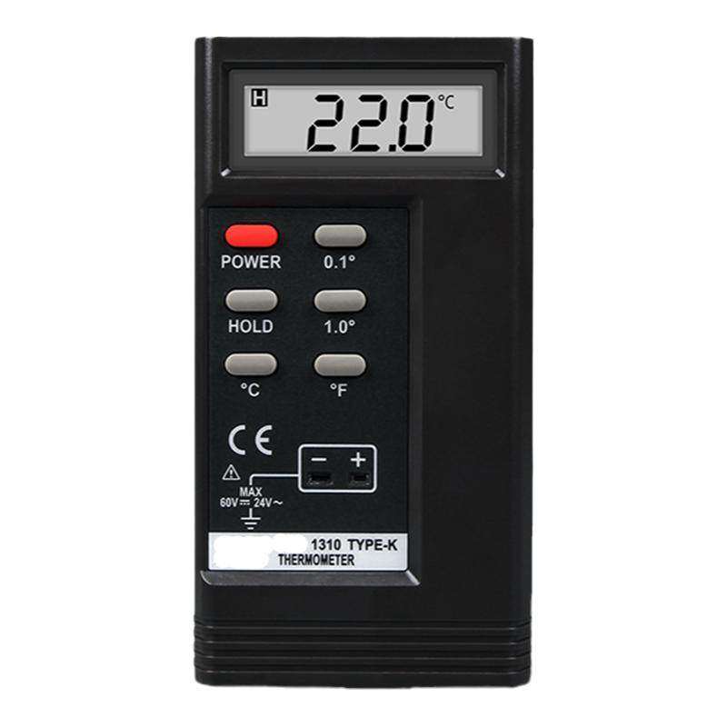 高精度DT1310温度表工业电子温度计数显测温仪高温热电偶带探头
