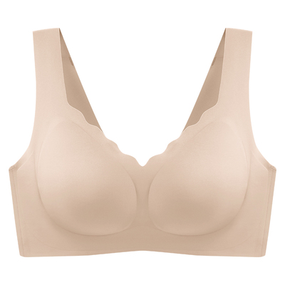 EMMAROSE薄款无钢圈无痕大码内衣