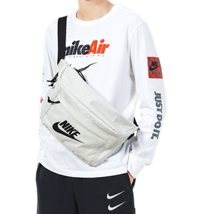 NIKE耐克单肩包腰包胸包新款黑钩休闲通勤斜挎包学生运动包BA5751
