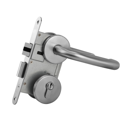 304不锈钢防火门锁 集装箱消防门打包箱门洁净门医院门5072分体锁