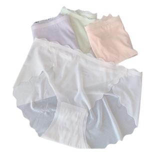 等风来~无痕冰丝隐形内裤女士裸感蜜桃臀不勒裆7A抑菌纯棉2026新