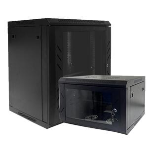 12u机柜 网络机柜6u弱电机柜简易壁挂机柜监控家用机柜机架机房机柜