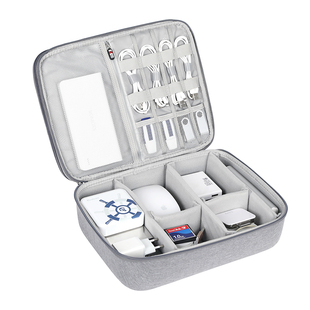 数据线收纳包充电线充电器收纳盒移动硬盘包电子产品整理袋U盘线材笔记本电源数码充电宝保护套便携收纳袋