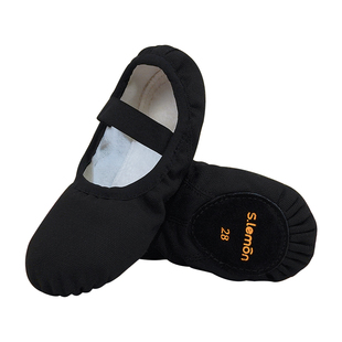 儿童舞蹈鞋加绒黑色软底练功鞋中国舞跳舞鞋女童冬季男童芭蕾舞鞋