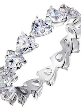 银镀金美国进口色莫桑石