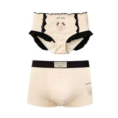 适合约会的可爱性感小熊情侣内裤