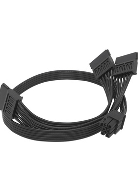 海韵6pi转3个SATA 机箱电源显卡延长线3个sata转6P显卡转接线