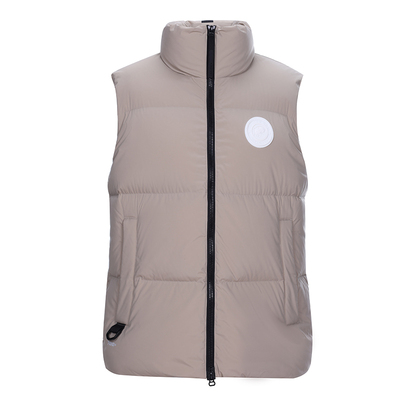 骆驼羽绒服马甲女款立领