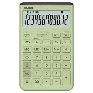 【办公新搭子】卡西欧计算器办公用商务CPA考试时尚潮流JT-200T双重电源计算机新款财务桌面大屏办公机正品