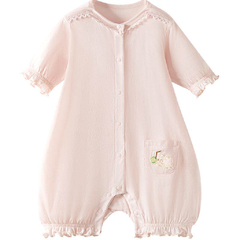 babycare25年新桑蚕丝爬服