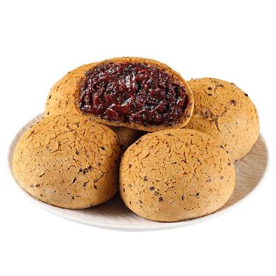 紫米麻薯面包夹心爆浆麻球