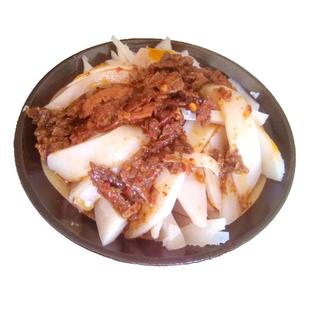 镇川碗托陕北碗托陕西榆林绥德特产名小吃荞麦麻辣肝子镇川碗托