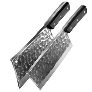 兴刃阳江锻打菜刀家用锋利切菜板厨房刀具斩切两用砍骨头刀旗舰店