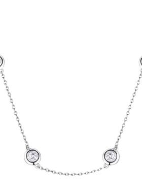 银镀金多个泡泡项链韩系新款