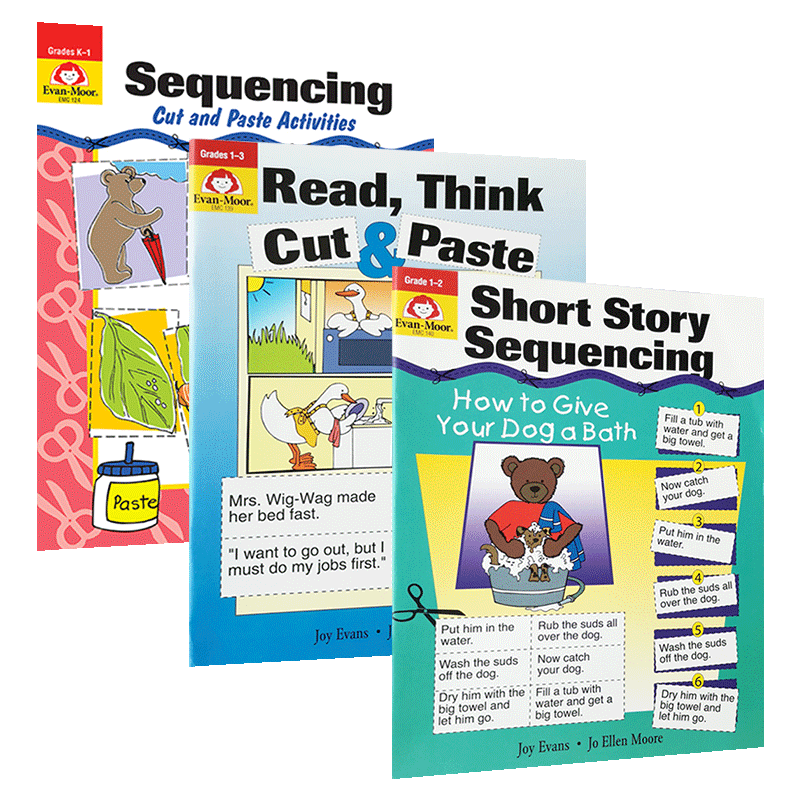 原版进口书故事排序与手工系列