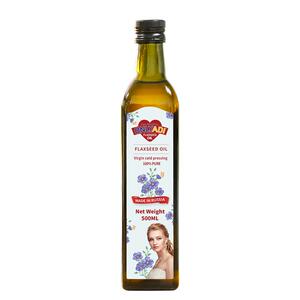 欧利亚提亚麻籽油俄罗斯进口胡麻油一级物理冷榨中秋新年节日礼盒