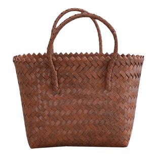 编织手提篮生日结婚伴手礼篮新年礼物收纳篮礼品包装外出女单肩包