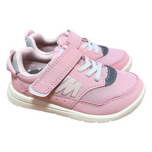 IFME2025春季女宝公主室内轻量透气网面魔术贴机能儿童运动鞋粉红