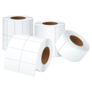 方泰铜版纸不干胶标签纸32x19 30 40 60 50 70 80 90 100条码打印机碳带卷铜板标签打印纸定做彩色印刷贴纸