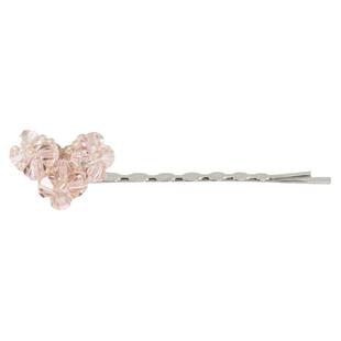 RTEP swingset元气爱心少女水晶编织纯手工ins小众刘海发夹一字夹