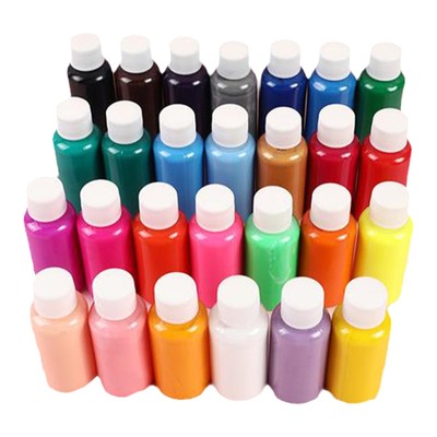 30ml丙烯颜料diy流体暴力熊颜料速干搪胶石膏娃娃涂鸦画颜料