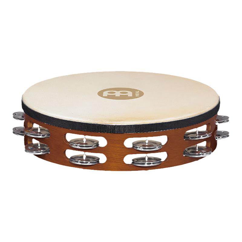 德国MEINL Tambourine麦尔传统羊皮铝质铃鼓摇鼓手鼓打击乐器小打