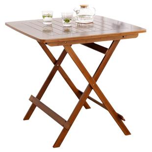 聆听折叠桌凳楠竹便携式餐桌折叠小桌子简易家用小户型饭桌小方桌