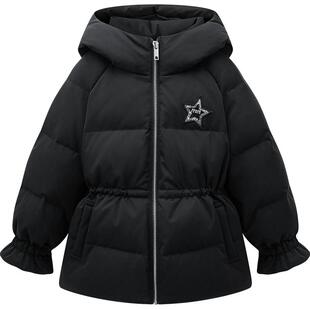 【御寒系列】MINIPEACE太平鸟童装女童羽绒服收腰韩版儿童冬装厚