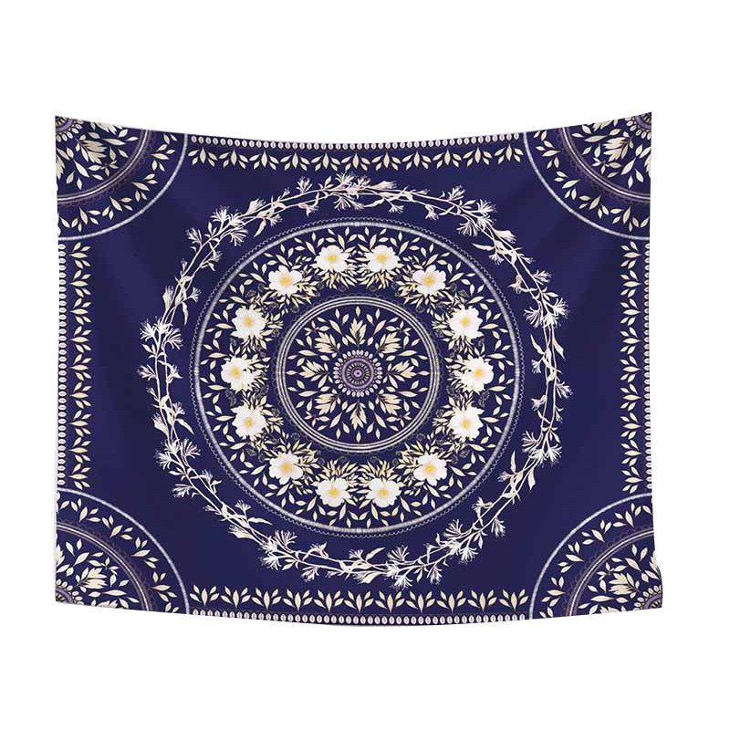 波西米亚曼陀罗卧室床头挂毯挂布