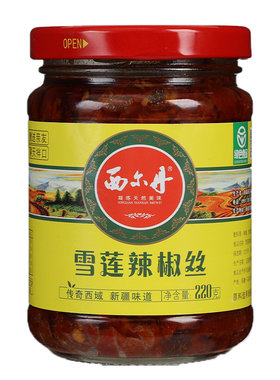 新疆雪莲辣椒丝220g拌面酱红油